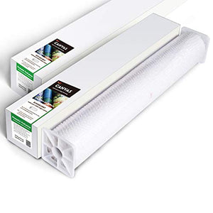 Eco-Solvent Matte Pure Cotton Inkjet Canvas (54" x 60'(Pack of 4))