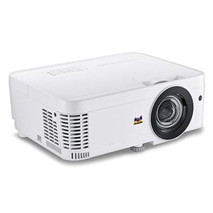 ViewSonic PS600W 3500 Lumens WXGA HDMI Networkable Short Throw Projector for Home and Office