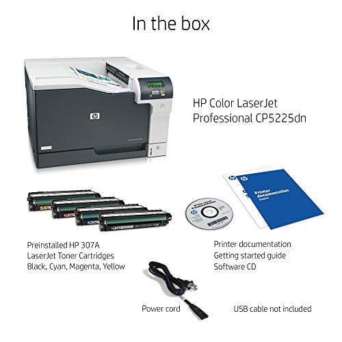 HP Color LaserJet Professional CP5225dn Printer (CE712A) Auto Duplex