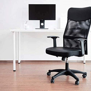 QZWLFY Executive Drafting Chair in Black