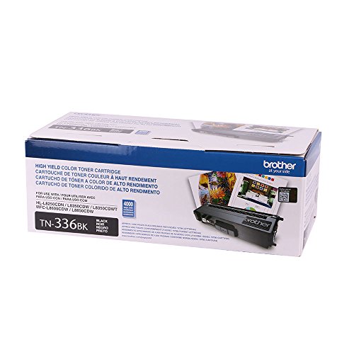 Brother TN336BK (TN-336BK) High Yield Black Toner Cartridge and DR331CL (DR-331CL) Replacement Drum Unit