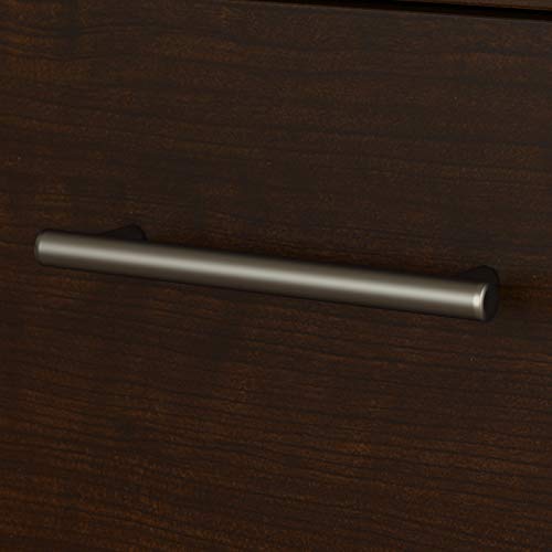 Bush Furniture Somerset 2 Drawer Lateral File Cabinet in Mocha Cherry | Home Office Document Storage