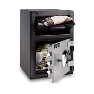 Mesa Safe Company Model MFL2014E Depository Safe with Electronic Lock, Two Tone Gray