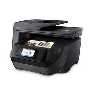 HP OfficeJet Pro 8720 All-in-One Wireless Printer with Mobile Printing, HP Instant Ink & Amazon Dash Replenishment ready - Black (M9L74A) (Renewed)