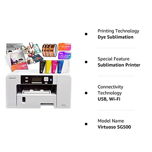Sawgrass UHD Virtuoso SG500 Sublimation Color Printer Starter Bundle