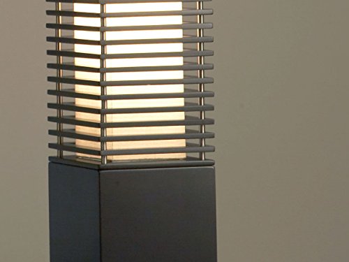 NOVA of California 10706 Kimura Floor Lamp, Modern Standing Light with Asian Design, Dark Brown & Brushed Nickel with Tan Linen Shade