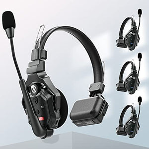 HollyView Wireless Headset Intercom System with Single Ear Headset