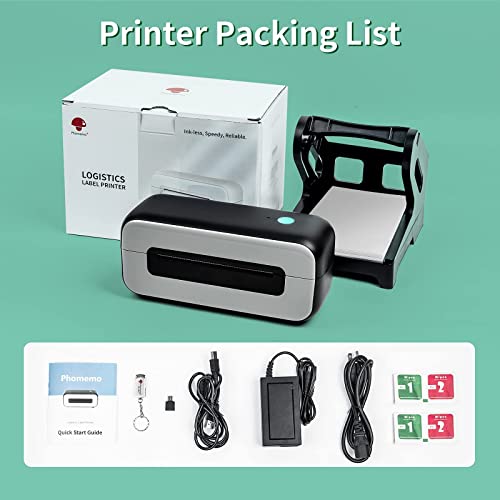 Thermal Label Printer, Shipping Label Printer, Label Printer for Shipping Packages, Desktop Label Printers for Small Business, Barcode Printer - Compatible with USPS, Amazon, Shopify, Etsy, Ebay
