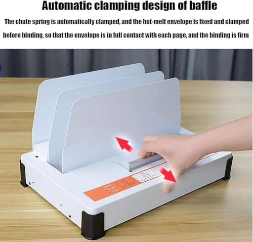 CBLdF Thermal Binding Machine 500 Sheets Capacity 110V A4 Book Ridge Binding Kit