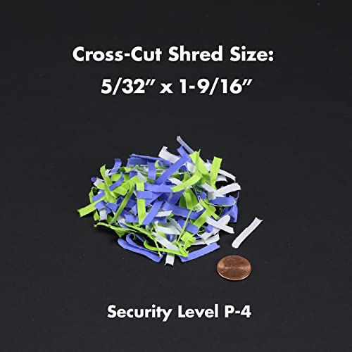Aurora Heavy Duty 25-Sheet Crosscut Shredder - CD/Credit Card - 60 Min - Security Level P-4