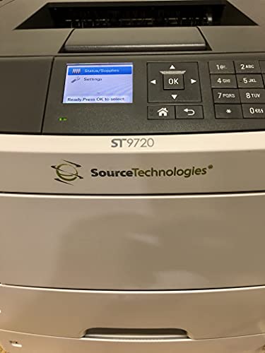 Source Technologies Standard MICR ST9720 Printer Base Model (50 ppm) (800 MHz) (256 MB) (1200 x 1200 dpi) (Max Duty Cycle 150,000 Pages) (Duplex) (USB/Ethernet) (650 Sheet Input Cap)