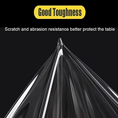 ZWYSL Clear Chair Mat for Hard Floors, Non-Slip Scratch Resistant, Transparent Office Home Floor Protector - Clear-1.5mm, 200x300cm