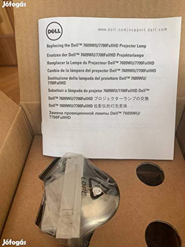 7609WU Dell Projector Lamp Replacement. Projector Lamp Assembly with Genuine Original Philips UHP Bulb inside.