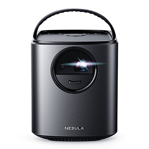 Nebula Mars Lite Portable Cinema, Home Theater with 150'' HD Picture, 300 ANSI Lumens, Two 10W Speakers, 3-Hour Playtime, 1-Second Autofocus, HDMI and USB Inputs, for Music and Movies (No Built-In OS)
