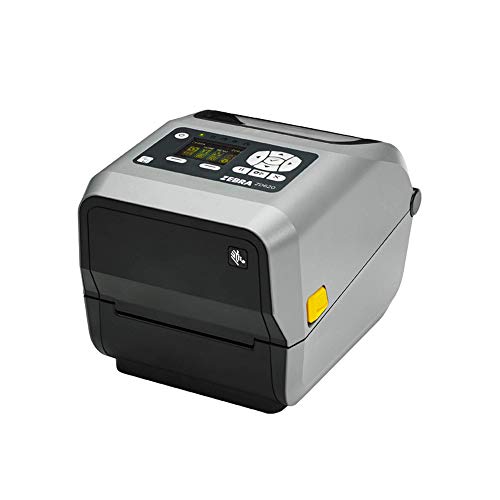 Zebra ZD620t Thermal Transfer Desktop Printer with LCD Screen 203 dpi Print Width 4 in WiFi Bluetooth USB Serial Ethernet ZD62142-T01L01EZ (Renewed)