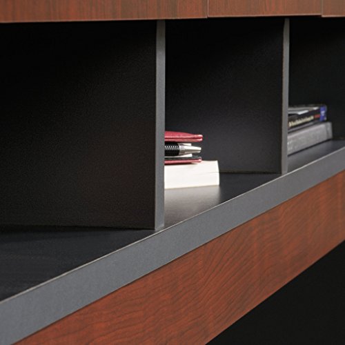 Sauder 419717 Via Credenza Hutch, Classic Cherry Finish