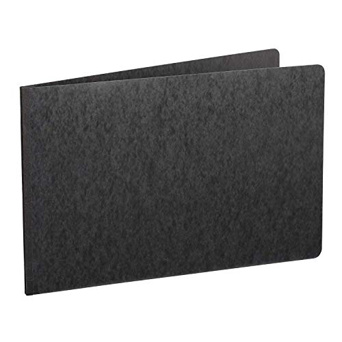 Oxford Pressboard 11" x 17" Report Cover, 3" Capacity, Tape-Reinforced Side Hinge, Tabloid Size, Black (13206) / 25 Pack