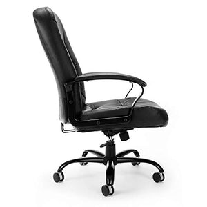 OFM Big and Tall Executive Chair - Leather Computer Chair with Arms (800-L)