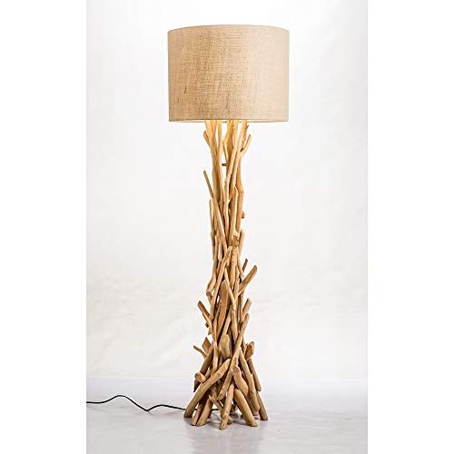 Modern Home Nautical Driftwood Floor Lamp
