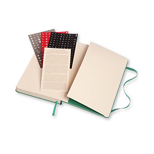 Moleskine 2017 Daily Planner, 12M, Large, Malachite Green, Hard Cover (5 x 8.25)