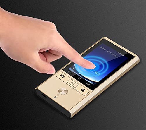 Language Translator Device 75 Language Portable Instant Two-Way Voice Text Photo Translation (Gold/Silver)
