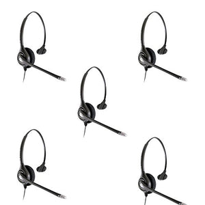 Plantronics HW251n Wired Office Headset- 5 Pack (Renewed)