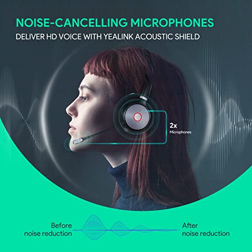 Yealink Wireless DECT Headset Teams Zoom Certified - WH62 for 3rd-Party Phone