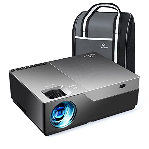VANKYOMINI Native 1080P LED Projector, Home Video Projector with 300" Display Compatible with TV Stick, HDMI, VGA, USB, Laptop, iPhone Android for PowerPoint Presentation, Home Cinema & Outdoor Movie