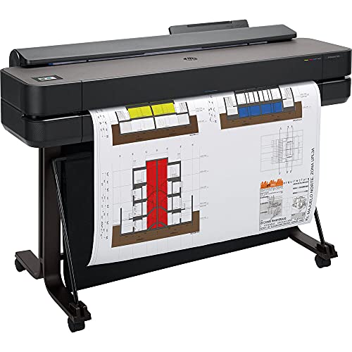 Hewlett Packard DesignJet T650 36" Large Format Plotter Printer (5HB10A) + Deluxe Cleaning Set - Base Bundle