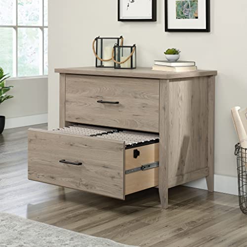 Sauder Laurel Oak 2-Drawer Lateral File Cabinet, L: 33.86" x W: 20.87" x H: 29.02