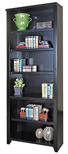 Martin Furniture Tribeca Loft Black Bookcase, 84" - Fully Assembled