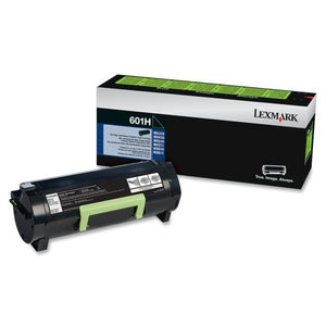 Lexmark 601H High Yield Return Program Toner Cartridge - Black - Laser - 10000 Page - 1 Each