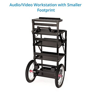 PROAIM Soundchief Lite Cart - Vertical Workstation Cart for Film/Studio/Stage