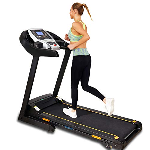 Caroma Electric Treadmill Folding for Home with Incline App Bluetooth Control Treadmill with 220 Lbs Weight Capacity Workout Equipment Home Cardio Machine for Running Jogging Walking with Speaker