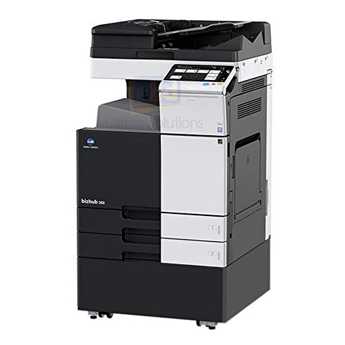 Konica Minolta Bizhub 368 A3 Monochrome Laser Multi-Function Copier - 36ppm, Copy, Print, Scan, Auto Duplex, Network, 1800 x 600 DPI, 2 Trays, Stand