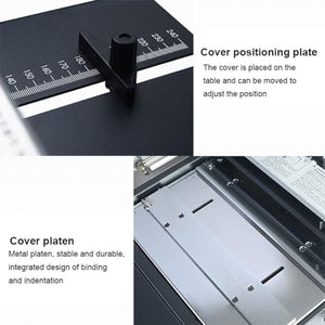 None Wireless Glue Book Binding Machine, 1200W Hot Melt Glue, 40mm Thickness, 32cm Binding Length