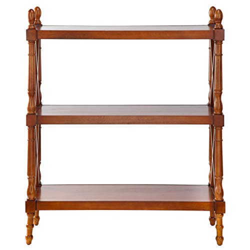 Design Toscano DE30301 Parliament Open Bookcase Collection: 3-Shelf, Cherry