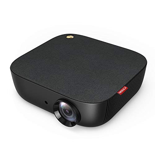 Nebula by Anker Prizm II Native Full HD 1080p 200 ANSI lm LED Multimedia Projector, Dual Bass Speakers, Horizontal & Vertical Keystoning, FireTV, PS4, HDMI, VGA, AV, & USB for Films, Games, & More