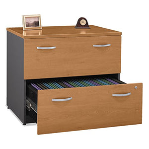 Bush WC72454ASU Series C Collection 2 Drawer 36W Lateral File (Assembled), Natural Cherry