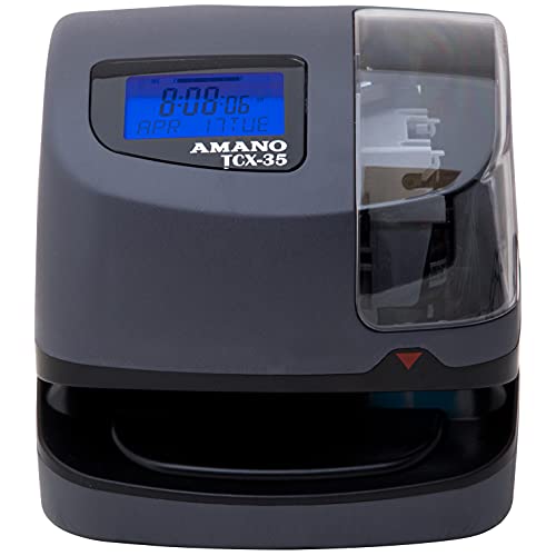 Amano TCX-35 Time Clock, Document, and Date Stamp