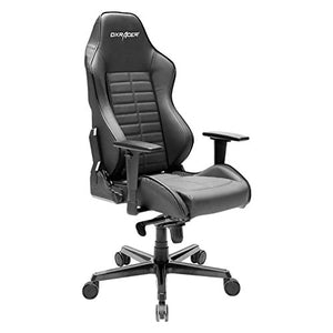 DXRacer OH/DJ133/N Drifting Series Black and Gray Gaming Chair - Includes 2 Free Cushions
