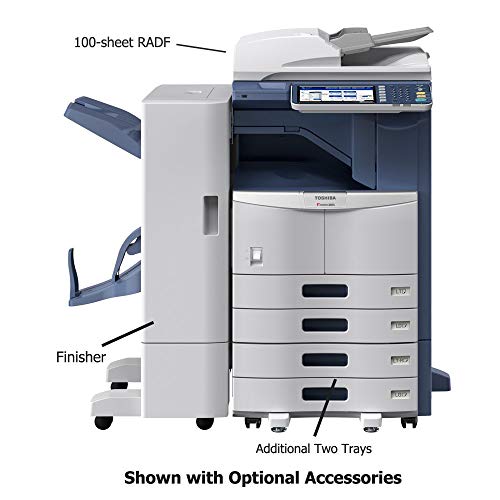 Toshiba E-STUDIO 307 A3 Mono Multifunction Copier - 11x17, 30ppm, Copy, Print, Color Scan, Network, Duplex, USB, 2 Trays and Cabinet (Certified Refurbished)