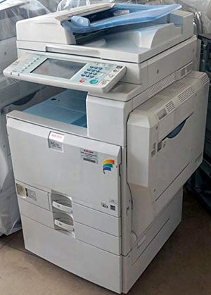 Ricoh Aficio MP C5501 Tabloid/Ledger-Size Color Laser Multifunction Printer - 55 ppm, Copy, Print, Scan, Duplex, Network, 2 Trays, Stand
