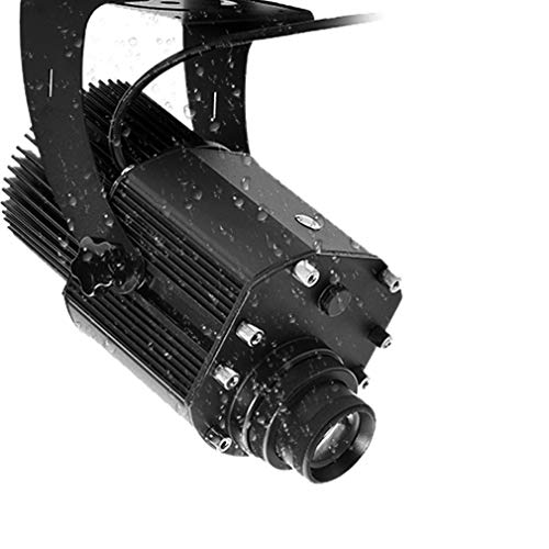 WUZHENG 50W LED Custom Image GOBO Logo Projector Light Waterproof for Outdoor Indoor Use,Black1