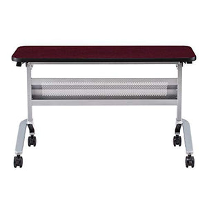 Safco Products Flip-N-Go Training Table, Regal Mahogany