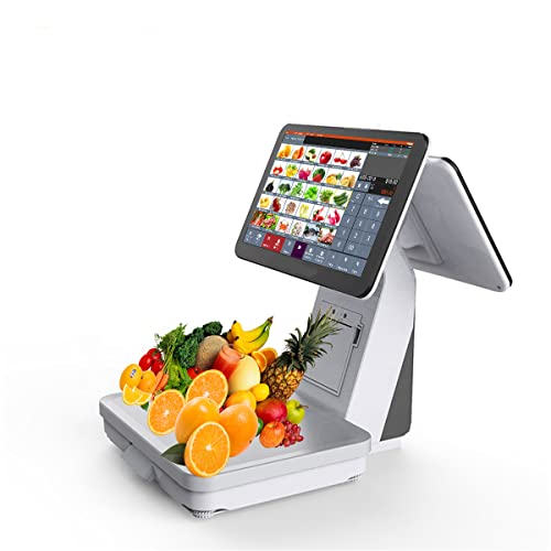 ANYSCALE All-in-One Touch Screen POS Scale System with Receipt Printer - SET01