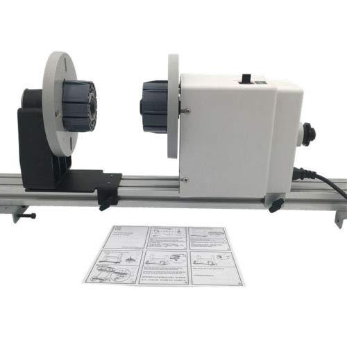 Upgraded 54'' 64'' 74''Automatic Laminator Media Take up Reel System Paper Pickup Roller Controller System for Roland SP540/RA640 Mimaki Mutoh Printers, Speed Adjustable