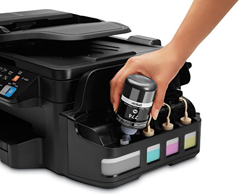 Epson Workforce ET-4550 EcoTank Wireless Color All-in-One Supertank Printer with Fax
