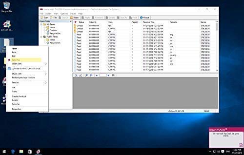 CIMSUN CimFAX H5S High Speed Fax Server Auto Save FAX as PDF 100 Users Paperless Machine (8GB)