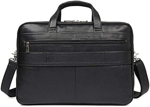 XIXIDIAN Men Briefcase Business Shoulder Bag Messenger Bags Computer Laptop Handbag Bag Men's Travel Bags,17 in Laptop (Color : Black, Size : 45cmx32cmx13cm)